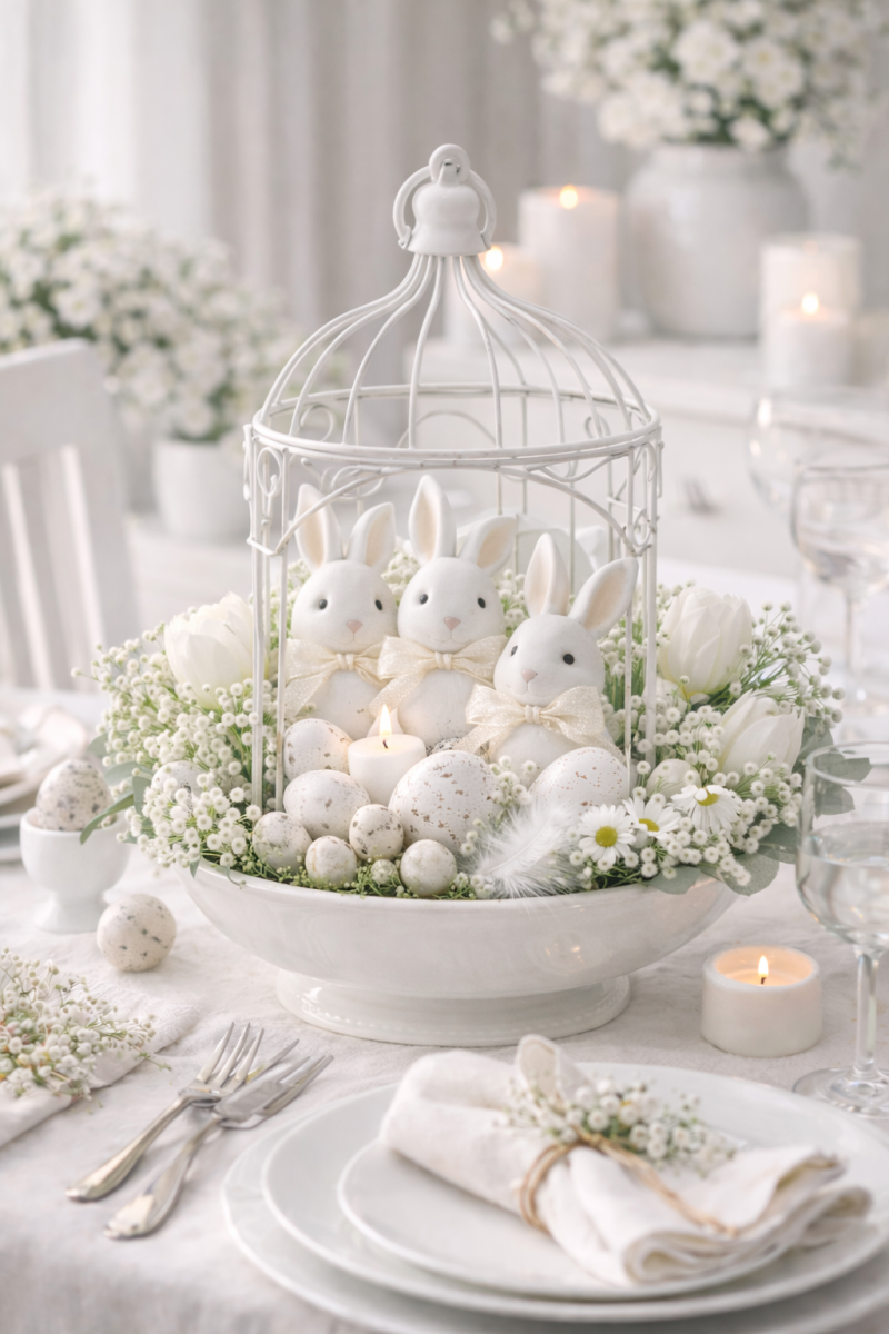 White Centerpieces for Easter: Elegant Ideas white centerpieces for easter