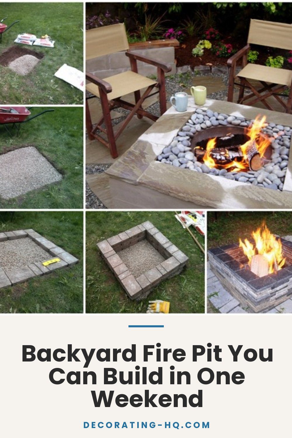 Backyard Fire Pit You Can Build in One Weekend