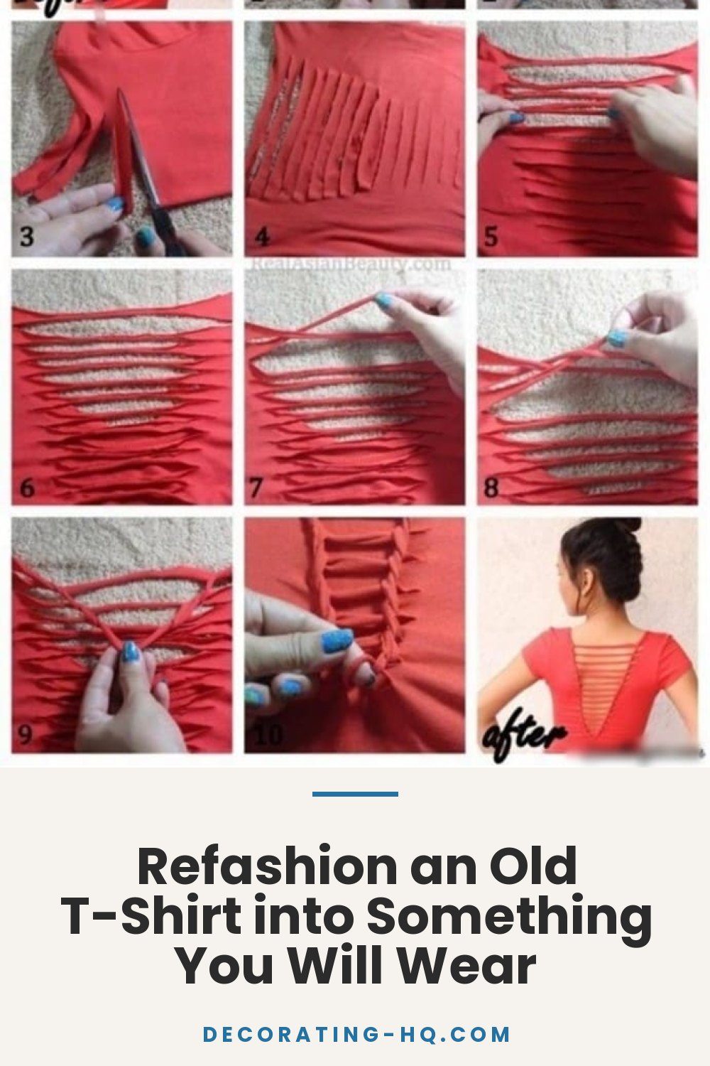 Refashion an Old T-Shirt into Something You Will Wear