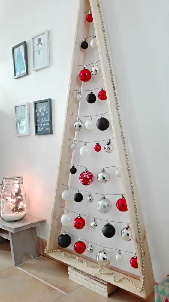 wood christmas tree ideas 12