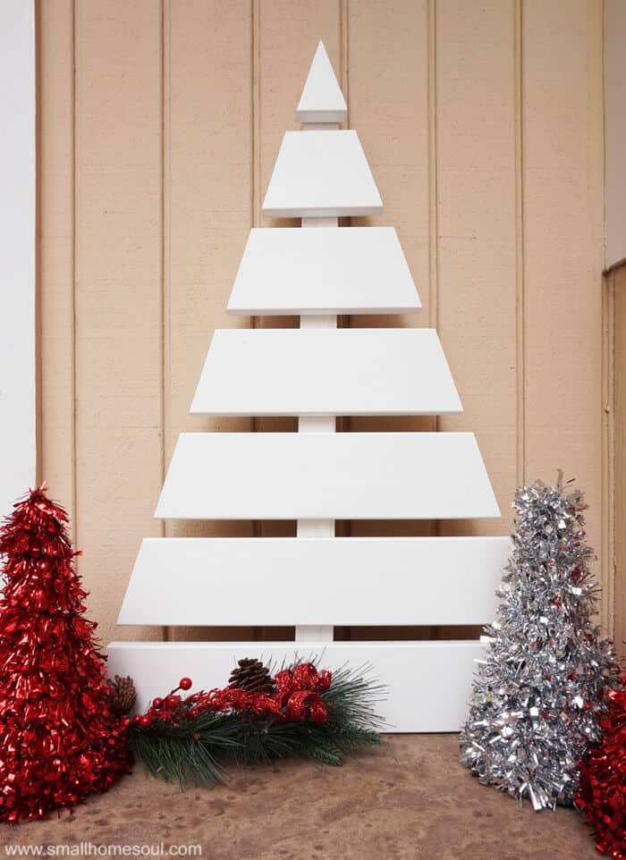 wood christmas tree ideas 7