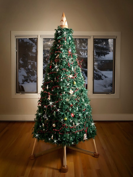 wood christmas tree ideas 8