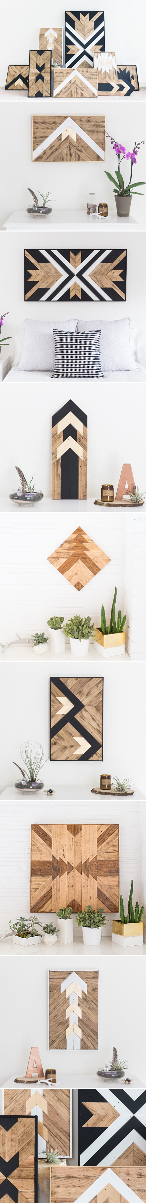 20+ Lovely DIY Wood Wall Decor