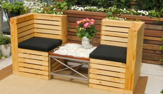 wooden chairs made with pallets 3