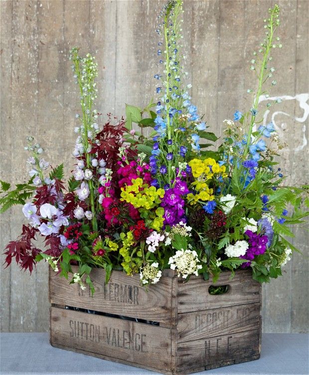 12+ DIY Wooden Crates For Your Garden