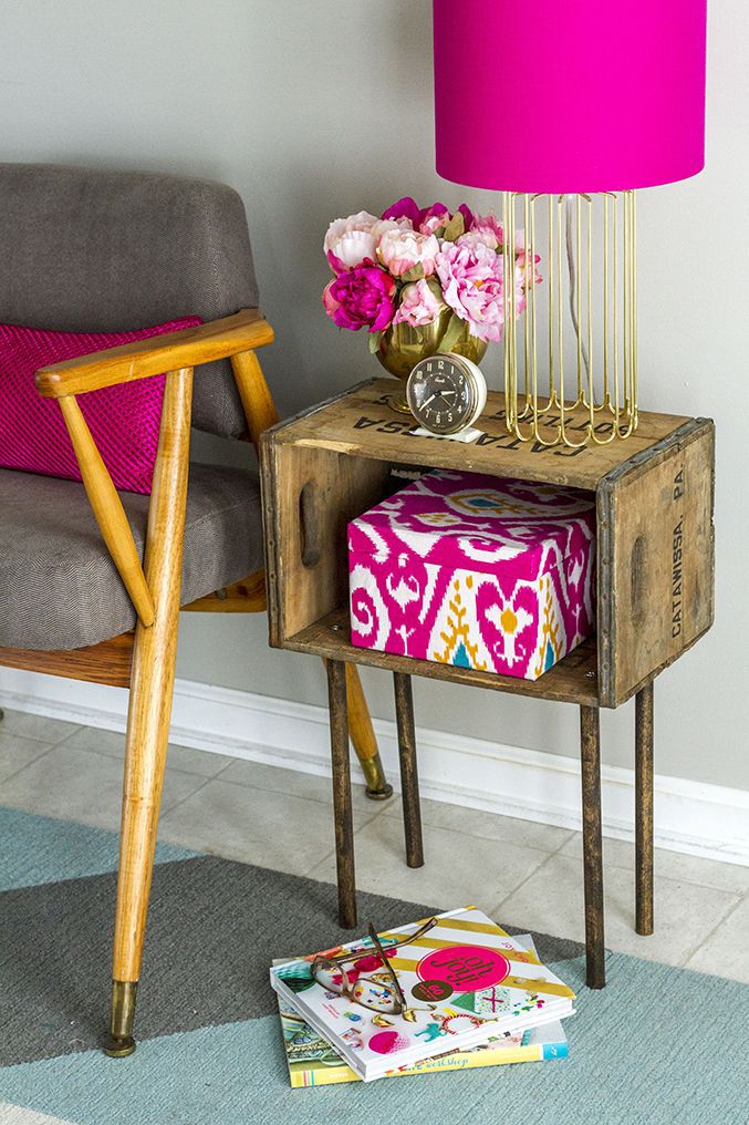 20+ DIY Wooden Crates Furniture Design Ideas