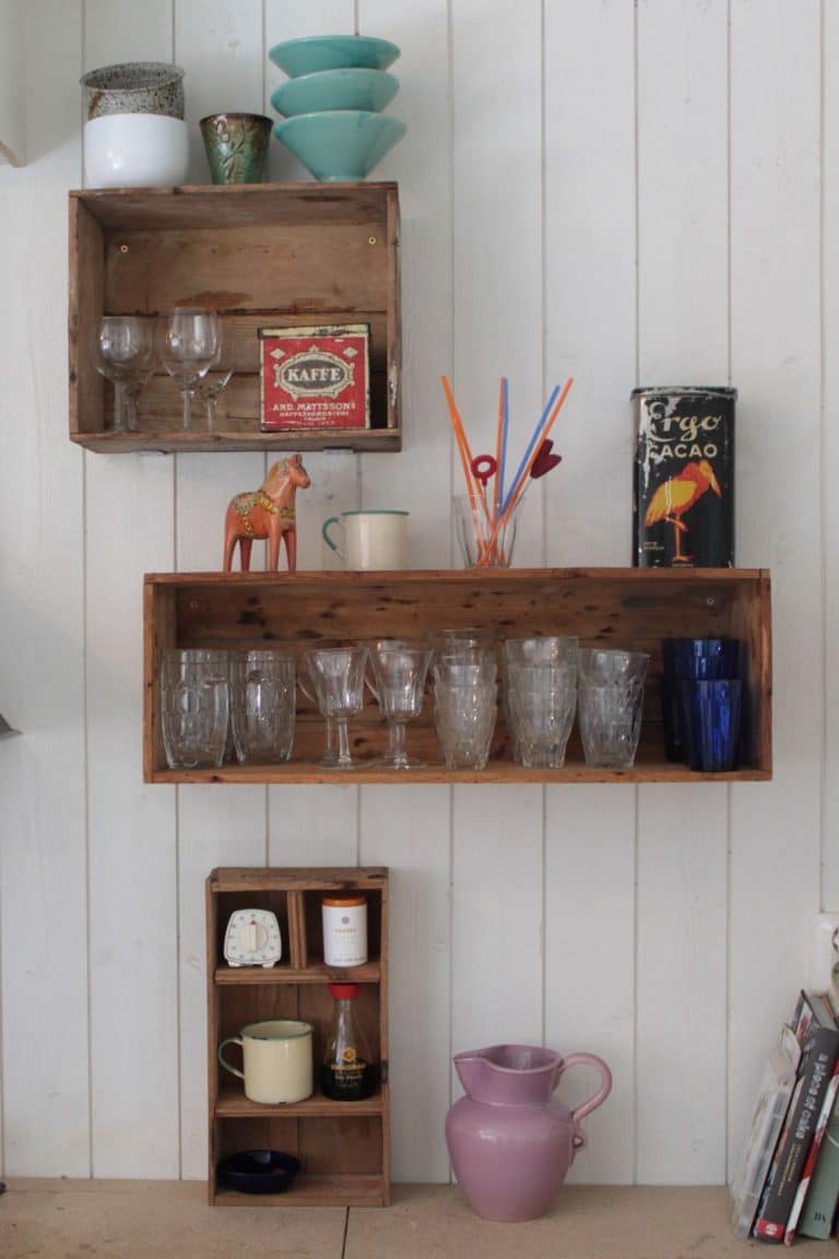 wooden crates in kitchen 11