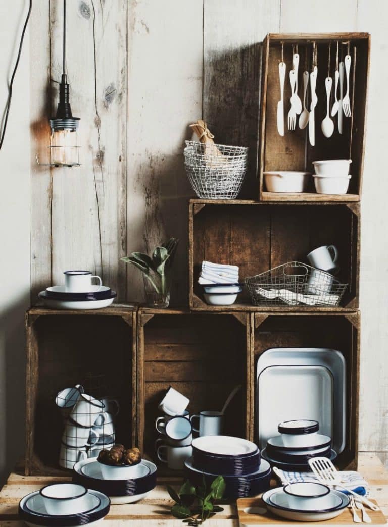 wooden crates in kitchen 4