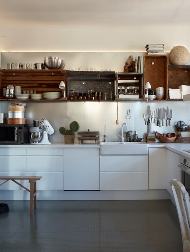 15+ Wooden Crates In Kitchen: A Brilliant Idea To Add Extra Storage Space