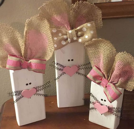 Handcrafted Wooden Easter Decorations