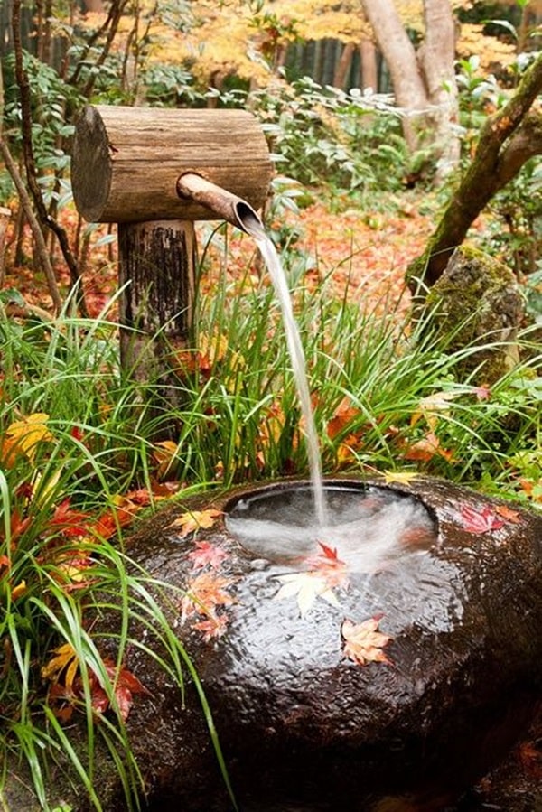 15+ Fantastic Wooden Garden Fountains