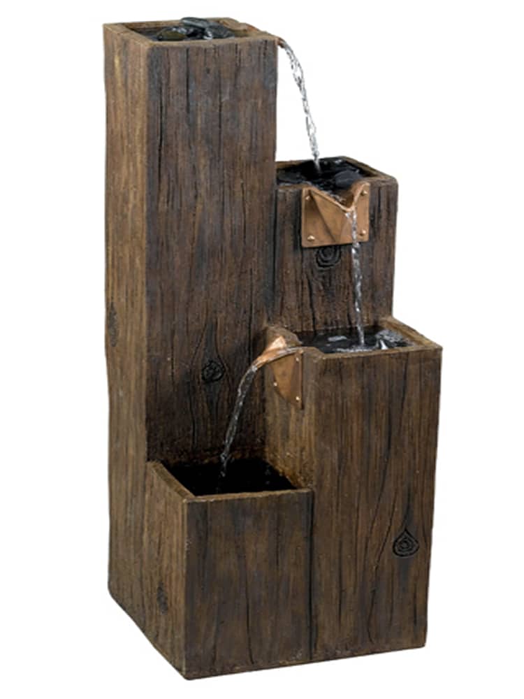 15+ Fantastic Wooden Garden Fountains