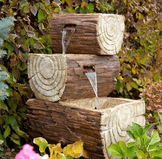 15+ Fantastic Wooden Garden Fountains