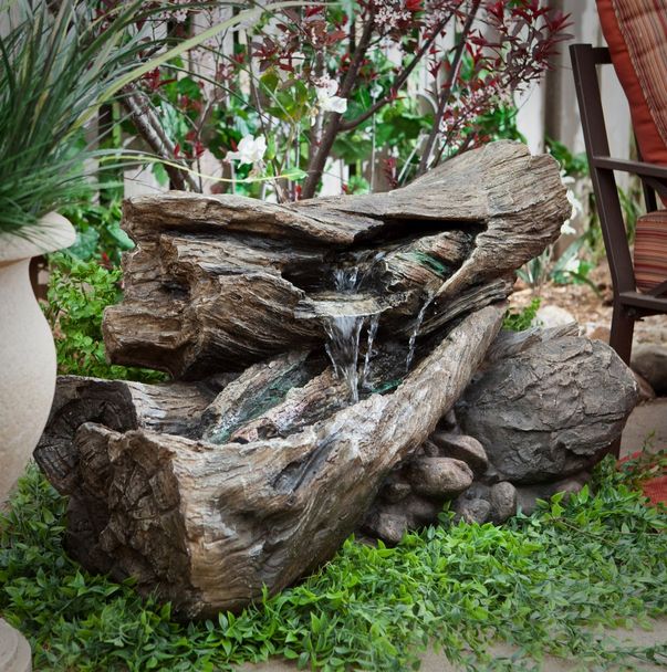 wooden garden fountains 7