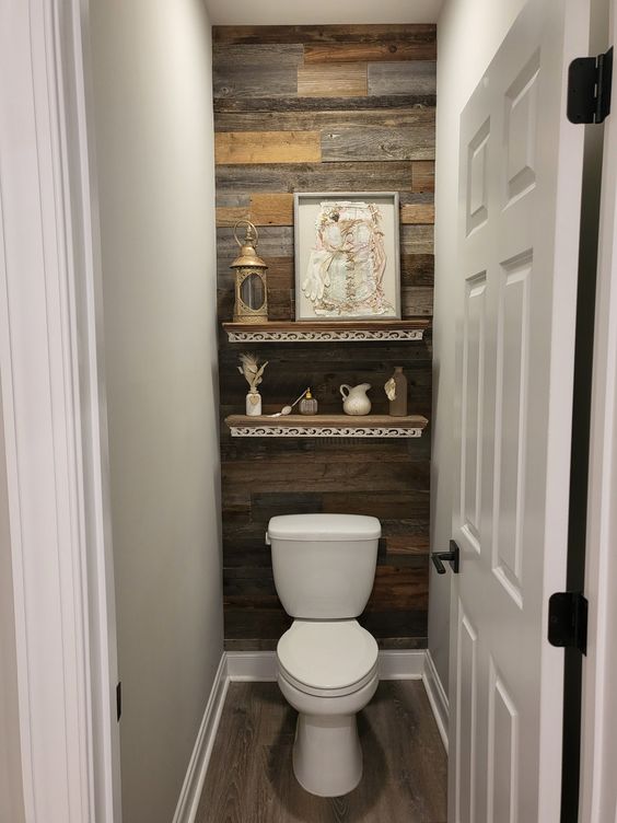 Beautiful wooden shelf ideas for the bathroom