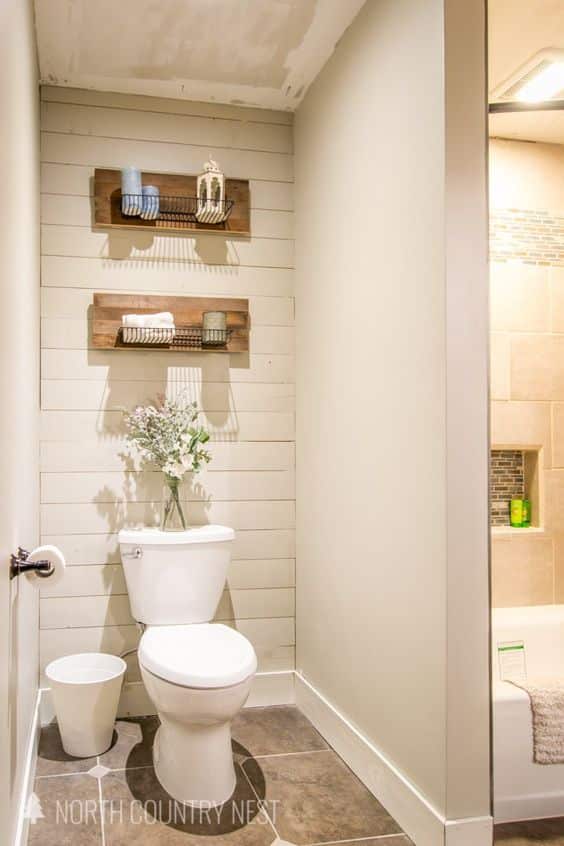 wooden shelf ideas for the bathroom 4