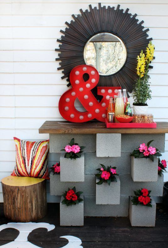 Fantastic Ideas to Your Yard with Cinder Blocks